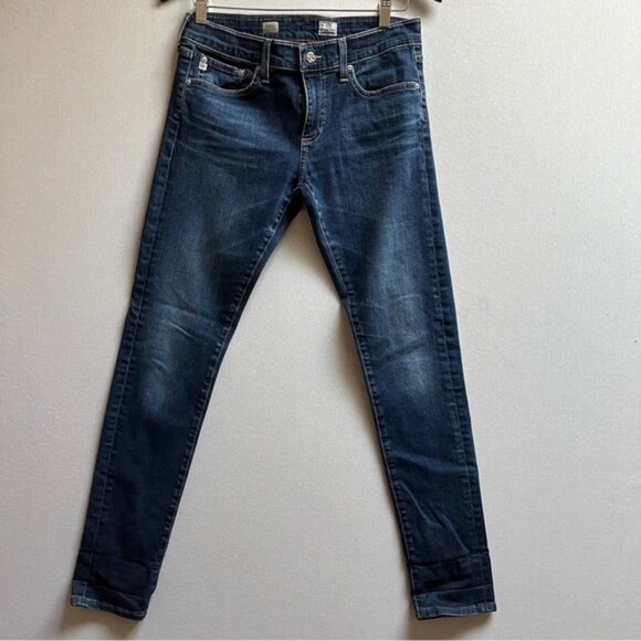 AG Adriano Goldschmied Nikki Relaxed Skinny Denim Jeans Sz 28 - Picture 1 of 13
